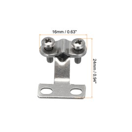 MECCANIXITY 5 Set Thermocouple Plug Fixing Clamps for K Type Thermocouple Wire Connectors Plug Adapter