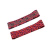 Outanaya 1pc Leopard Red Exercise Resistance Belt Elastic Stretch Band
