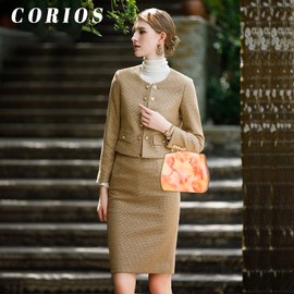 CORIOS Evening Bag Women's Marble Clutch Bag Luxury Wrist Bag Small Bag Elegant Bridal Bag Removable Chain Handbag for Wedding Evening Party Birthday Dance Party, orange, Unique