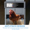 NyPots Automatic Chicken Coop Door Solar Powered, LCD Display Automatic