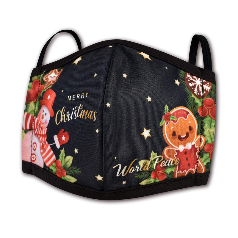 Headmost 2 Layer 3 Pieces Bundle Face Mask W/Slider: Water