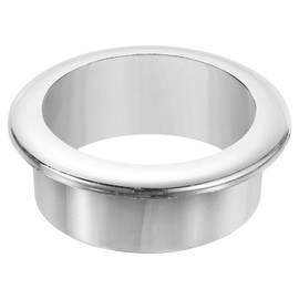 uxcell 1 Pcs 1.58 inch (40mm) Nylon Desk Grommets, Plastic Cable Hole Cover, Wire Cord Cable Organizer for Computer Desk Cabinet, Silver