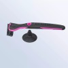 Defender Pink and Black Handle Defender Razor with 8pk Regular