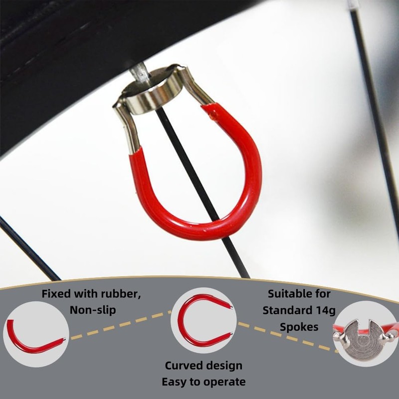 ZDL Bicycle Spoke Wrench Spoke Wrench for Bicycles, Bicycle Tool,