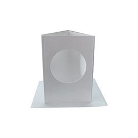 Habico C6 Circle Aperture Cards & Envelopes-Pack 5 (White)