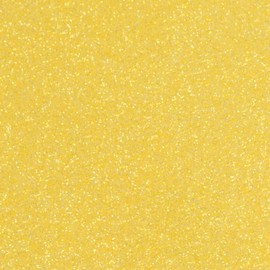 Siser Glitter Heat Transfer Vinyl HTV for T-Shirts 10 by 12 Inches (1 Foot) 3 Precut Sheets (Lemon Sugar)