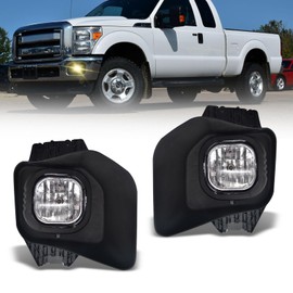 Fog Lights fit for 2011 2012 2013 2014 2015 2016 Ford F250 F350 F450 Super Duty, A Pair Front Bumper Driving Fog Lamps with L&R Side