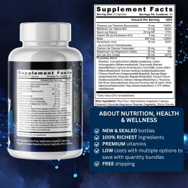 Pelican Vitamins Zentra Sleep- Sleep & Brain Support- 4 Bottles- 240 Capsules