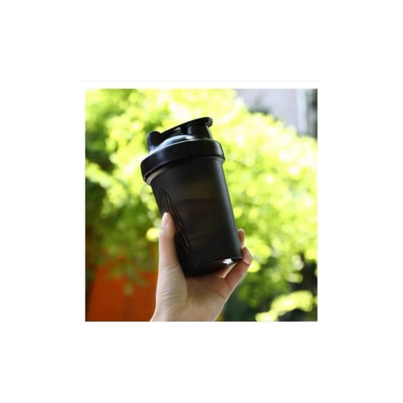 CHNLML Protein Shaker Bottle 400ML/16Oz w. Shaker Ball for Protein