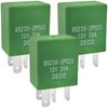3-Pack 95230-2P020 Relay 12VDC 20A 4-Pin SPST - Compatible with
