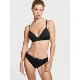 Victoria's Secret New Victoria's Secret Black Seamless Brief/Slip Women’s Panties Underwear S (2)