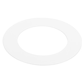 PATIKIL 2" ID 3.2" OD Light Trim Ring, White Goof Ring Matte Circular Light Cover Lighting Fixture for Ceiling Wall Recessed Can Downlights