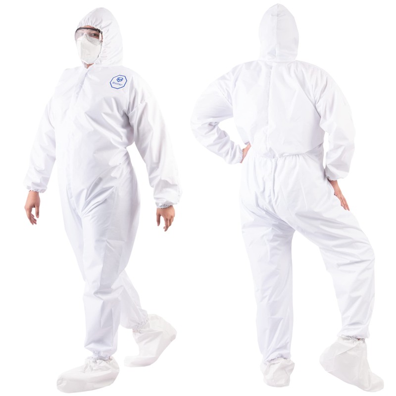Overol Master - Overol Lavable Impermeable Comodo (Blanco, M)