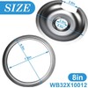 Burner Drip Bowl 2 Large 8'' WB32X10013 & 2 Small