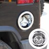 cartiangous ABS Chrome Fuel Tank Cap For Hummer H2 2003-2009