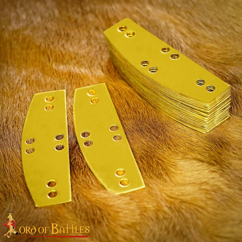 Lord of Battles 20-100pcs Steel Lamellar Armor Plates 20-22 Gauge