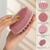 Pack Cepillo Baño Silicona Estropajo Corporal Suave Limpieza Nutritiva Exfoliación