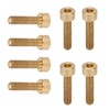 50Pcs Cap Hex Socket Screw Copper Fastener Hardware Tools Industrial