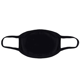 Washable Face Mask Anti Pollution Cotton Masks Reusable Mouth Mask (Black)