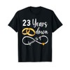 23 Years Down Forever To Go Couple 23rd Wedding Anniversary