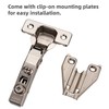 DecoBasics (50 PCS) Full Overlay Soft Close Cabinet Hinges for