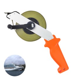 Precise 50 m Roll Tape Measure with Ergonomic Handle - Durable Steel Tape Measure for Precise Measurements (1)
