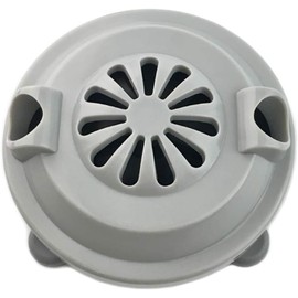 Generic Pipeless Magnetic Jet Head 4 Pin Portable Jet Spa Replacement for Bathtub, Pedicure Chair, SPA Tub, Head Spa Equipment (Grey), WF30A-silver