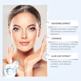 Pflanzliches Gesichtsserum mit Aloe Vera-Extrakt, 2er-Pack Feuchtigkeitsspendende Pflege, Anti Aging Serum, Beruhigende Formel für empfindliche Haut, Leichte Textur für tägliche Anwendung