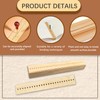 GeryVtee Bamboo Book Binding Cradle with 2 Awls Wood Bookbinding