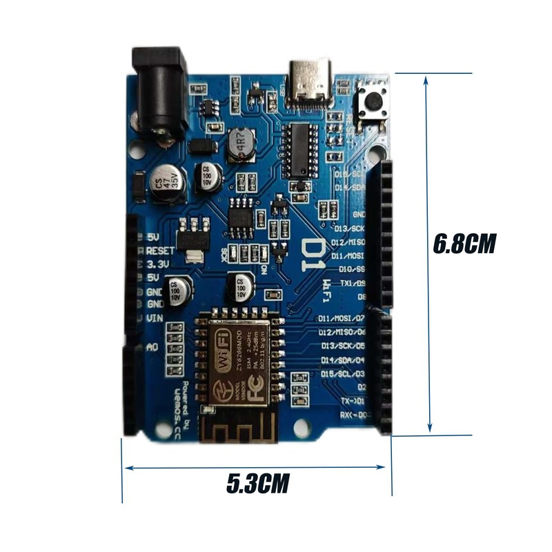 GERUI 1 x D1 Board NodeMCU ESP8266MOD-12F WiFi WLAN Module