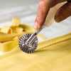 MASTER FENG Ravioli Stamp Maker Cutter, Mold with Wooden Handle