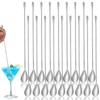 18 Pcs 12 Inch Bar Spoon Cocktail Spoon Stainless Steel