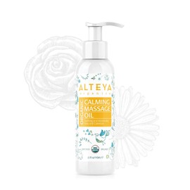 Alteya Organic Kids and Baby Calming Massage Oil 110 ml - 100% USDA Certified - Essential oil blend - Gentle to Extra Sensitive Skin (Babies, Toddlers, Children)