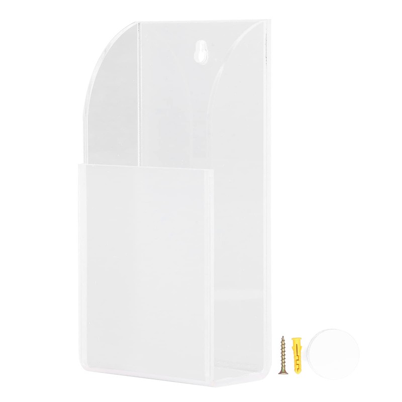 Atyhao Remote Control Accessories Acrylic Remote Control Holder Simple Wall
