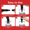 Wigearss 7 in 1 Wassertester, Messgerät Wasser für PH/EC/TDS/Salz/S.G./ORP/TEMP