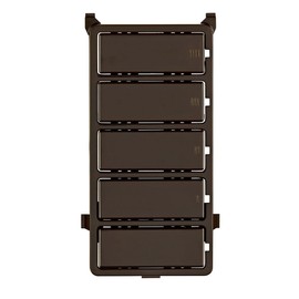 Leviton Countdown Switch Faceplate, Timer, DTKIT-B, Brown