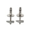 LUVETT Toilet Seat Fixing, Hinge Set C0702G, Folding Dowels, Higher