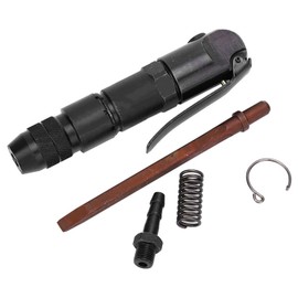 Air Hammer Gun, Air Flux Chopper, Straight Type, PT1/4 Inch, Small, Lightweight Type, Air Hammer, Chisel Set, Air Hammer Gun