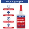 LOOCTOT 30g Leather Glue,Adhesive for Purses,Sofas and Furniture,Leathercraft;Super Instant Glue