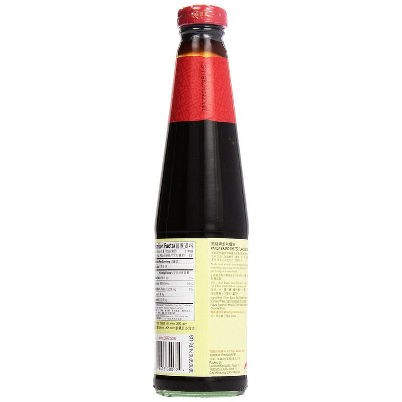 Lee Kum Kee Panda Brand Oyster Sauce, 18 Fl Oz