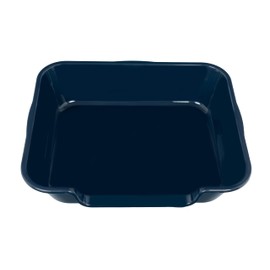 Ying Tutu 1 Pack of Extra Large Cat Litter Box (ABS Material), Low Entry Senior Litter Pen for Geriatric Kitty Big Cats, Jumbo Pet Safe Litter Boxes Tray for Indoor Pets Potty (Dark Blue, 24"L x 20"W)