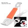 Alomejor Bike Crank Spanner 9/10mm Carbon Steel Bike Chain Fixed