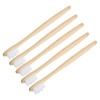 BIUDECO 5pcs Soft Adult Toothbrushes with Ergonomic Grip Minimalist Round