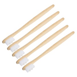 BIUDECO 5pcs Soft Adult Toothbrushes with Ergonomic Grip Minimalist Round Tail Design for Comfortable Daily Use for Sensitive Gums and Travel Friendly Care