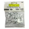 Grapa Para Cable Redondo 10mm Color Blanco 100 Pzs