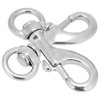 2pcs 80MM Diving 316 Stainless Steel Swivel Eye Snap Hook