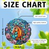 Horse Yard and Garden Wind Spinner, Unique 3D Hanging Horse