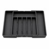 Expandable Silverware Drawer Organizer for Cutlery - Adjustable Plastic Utensil