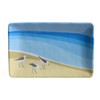 Sandpipers by Kate Nelligan 8-1/2" x 5-1/2" Melamine Snack Tray,