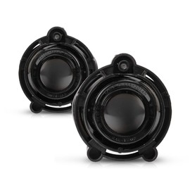 Carlights360 For Chevy Impala 2006-2013 Fog Lights Assembly Driver And Passenger Side | Pair | CAPA Certified | LS/LTZ/Police/LT | With Bulbs | Replacement For GM2593157, GM2593157C | 10335108